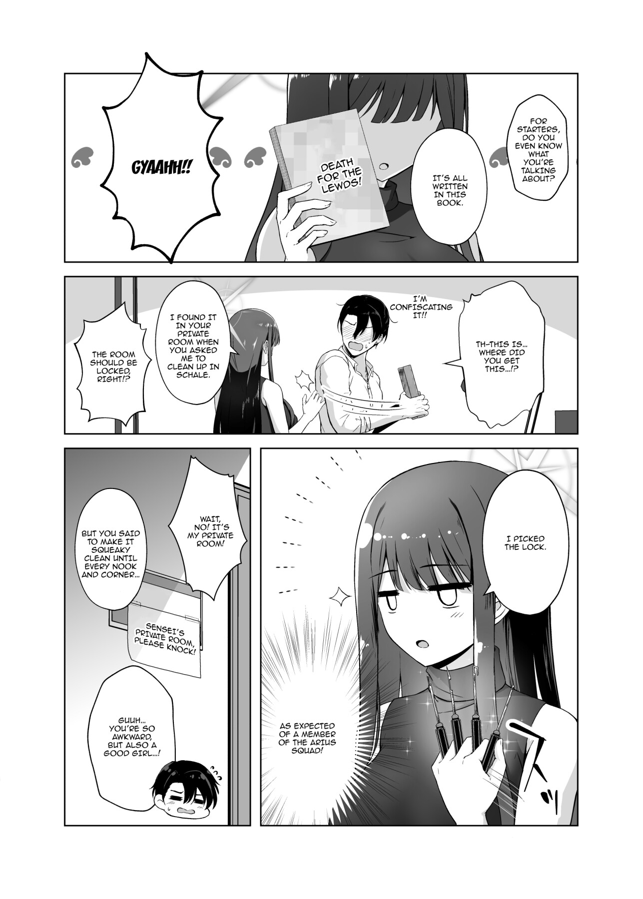 Hentai Manga Comic-Saori Yearns For Love - I LOVE + Saori And Sensei From Now On-Read-3